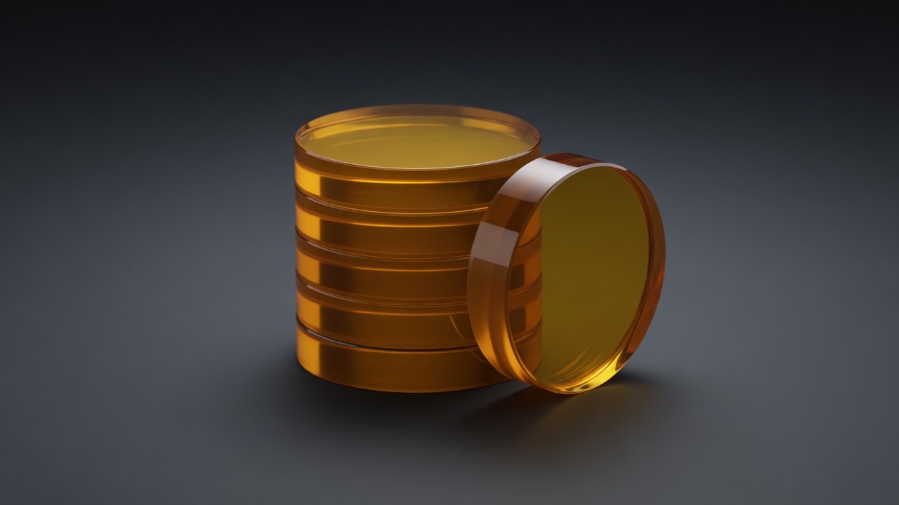 Core-drilled ZnSe blanks, catalog view