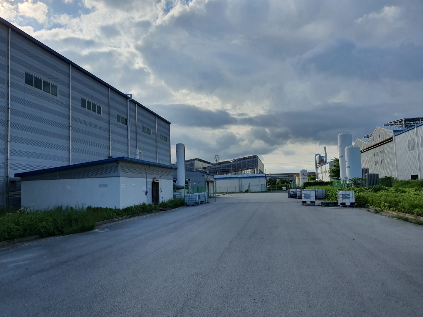 Gas plant and yard, South Korea