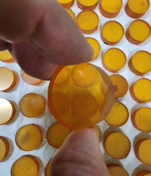 Core-drilled ZnSe