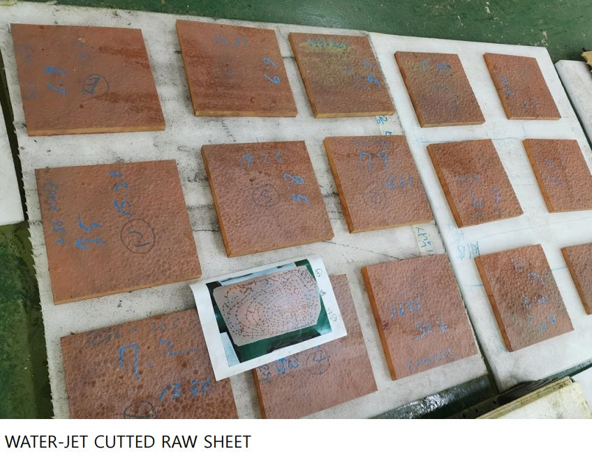 Water-jet sheet